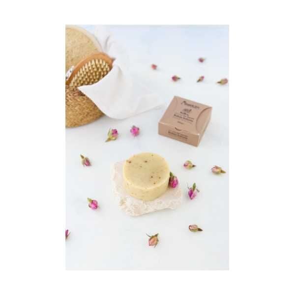 Gül Yağlı ve Gül Yapraklı Bakım Sabunu (100 gr)
