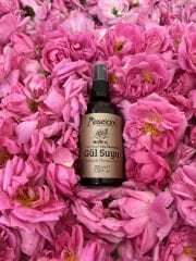 100 ml Yağı Alınmamış Doğal Gül Suyu -Cam Sprey Şişe (Gül Mayası)