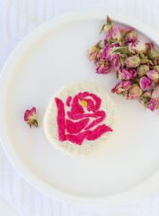 Yün Keçe İşlemeli Gül Yağlı Sabun(100 gr)