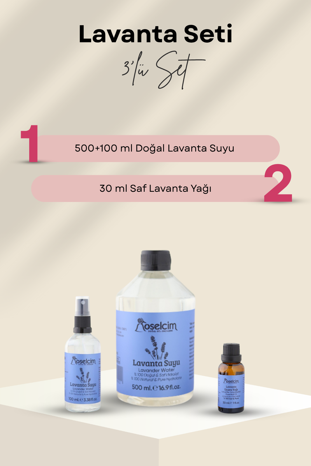 Lavanta Seti (3'Lü Set)