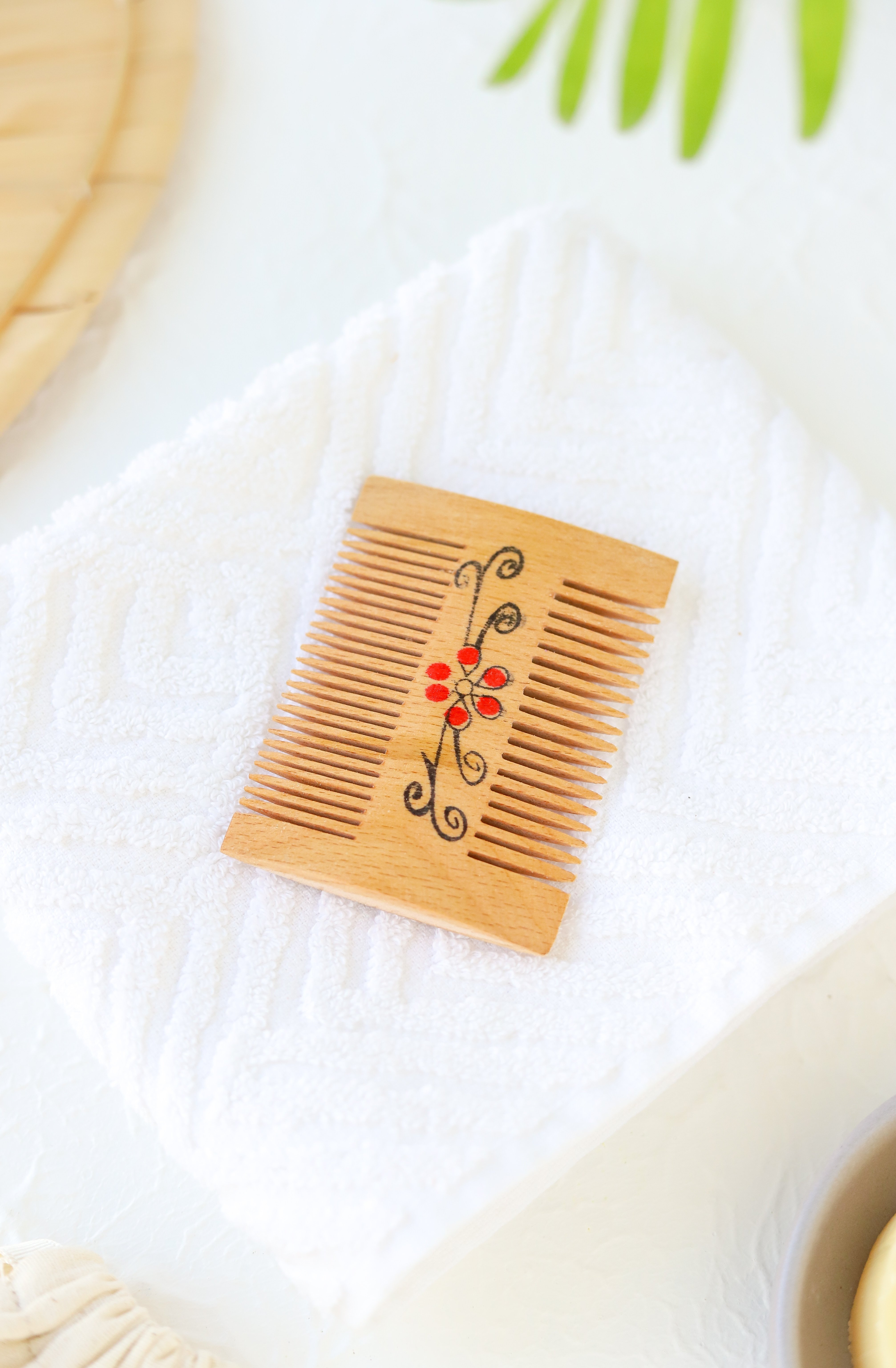 Ahşap Tarak -Gürgen Ağacı  (Küçük Boy)