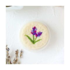 Yün Keçe İşlemeli Bakım Lavanta Sabunu