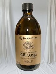 500 Ml Yağı Alınmamış Gül Suyu (Cam Şişe)