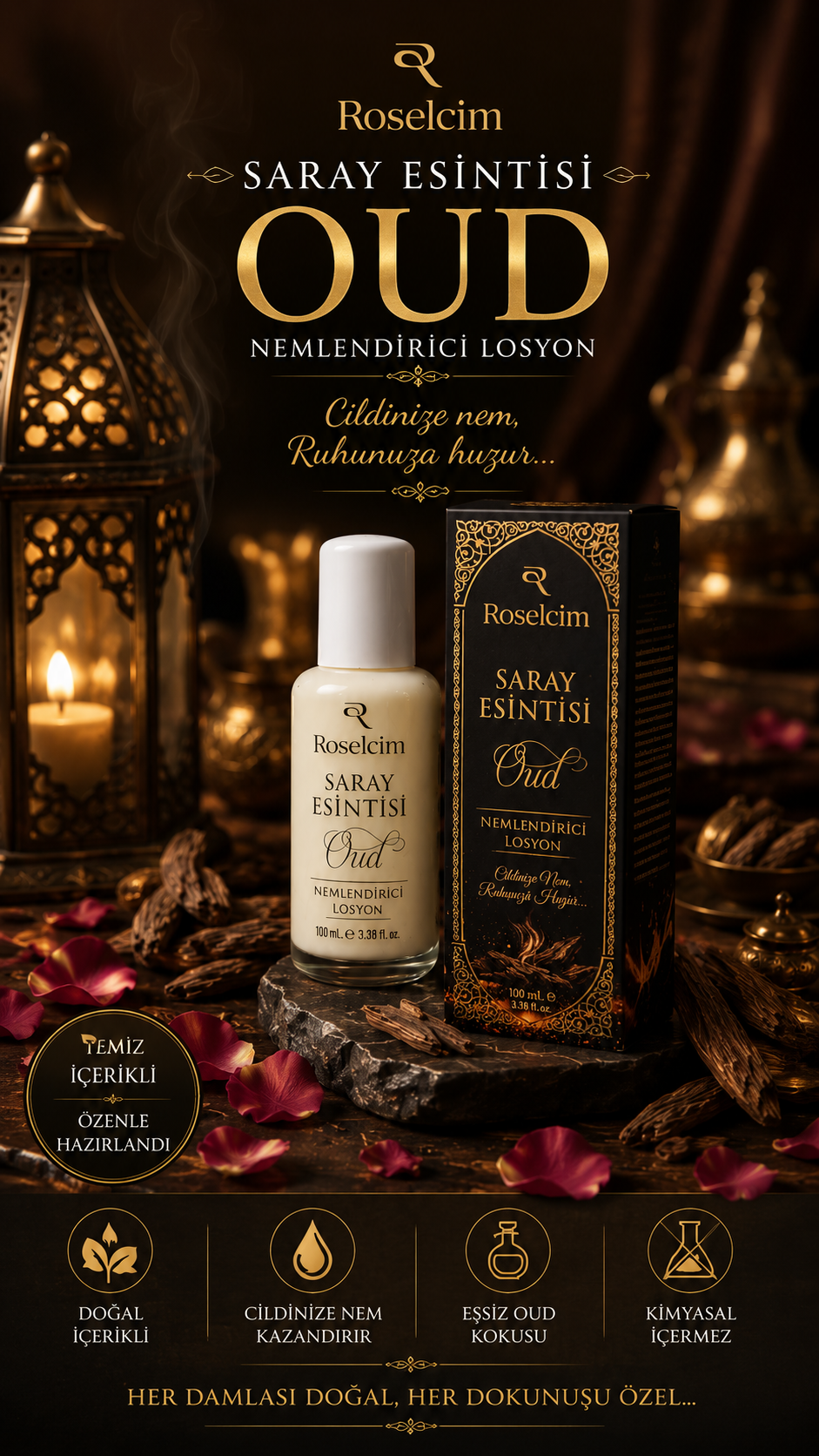 Saray Esintisi Oud Nemlendirici Losyon – 100 ml
