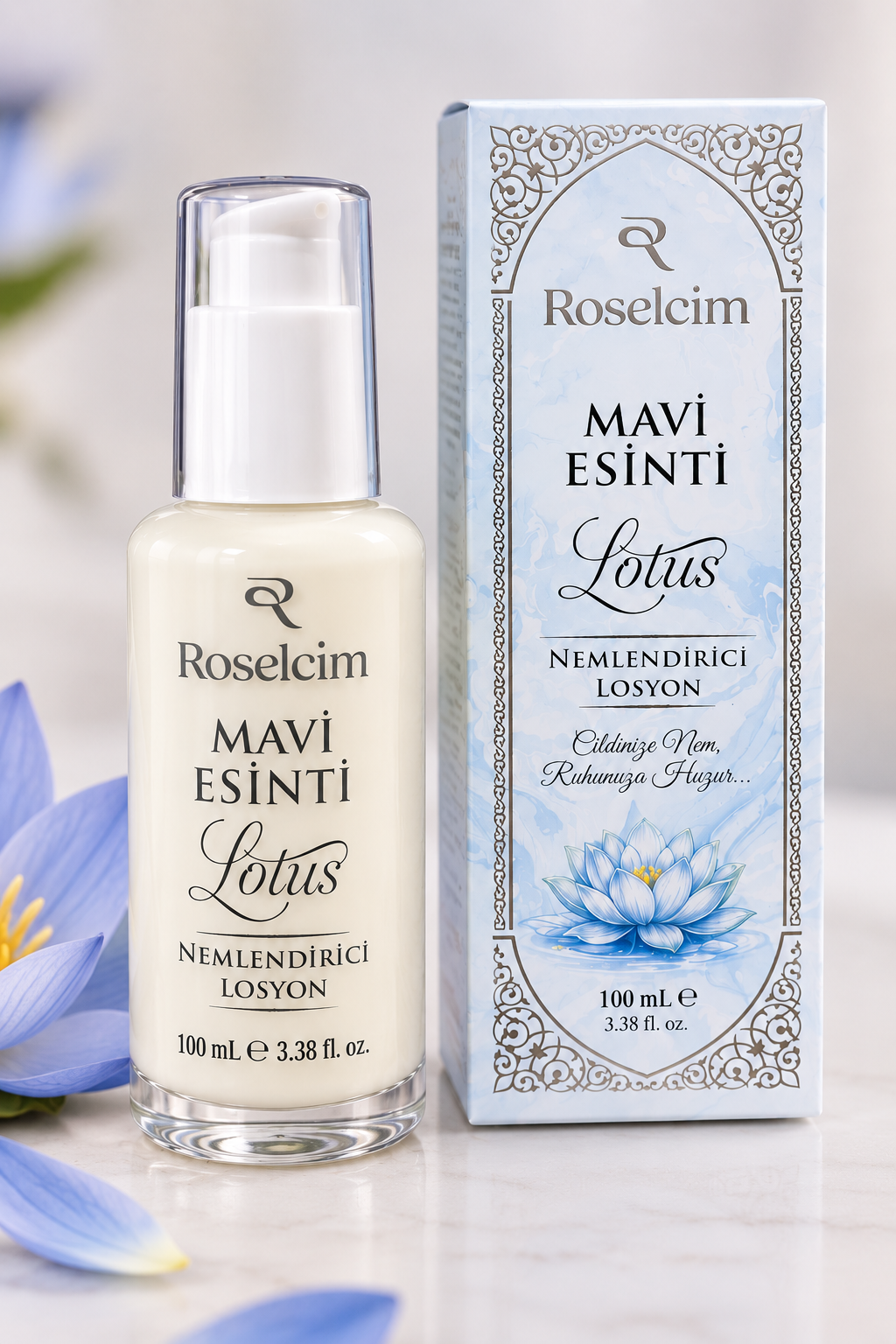 Roselcim Mavi Esinti – Mavi Lotus Nemlendirici Losyon 100 ml